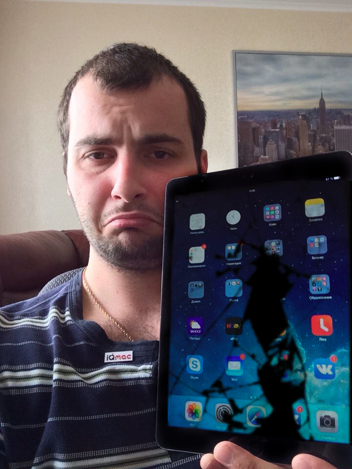 Разбил iPad( хочу новый